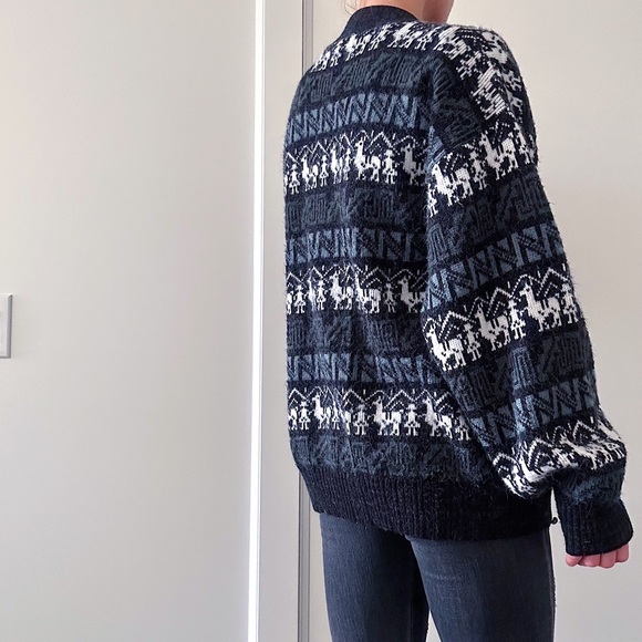 vintage alpaca cardigan 🦙 - Picture 5 of 14